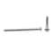 Prime-Line #8-32 x 2 in Slotted Round Machine Screw, 316 Stainless Steel, 20 PK 9003911 - alternate 3